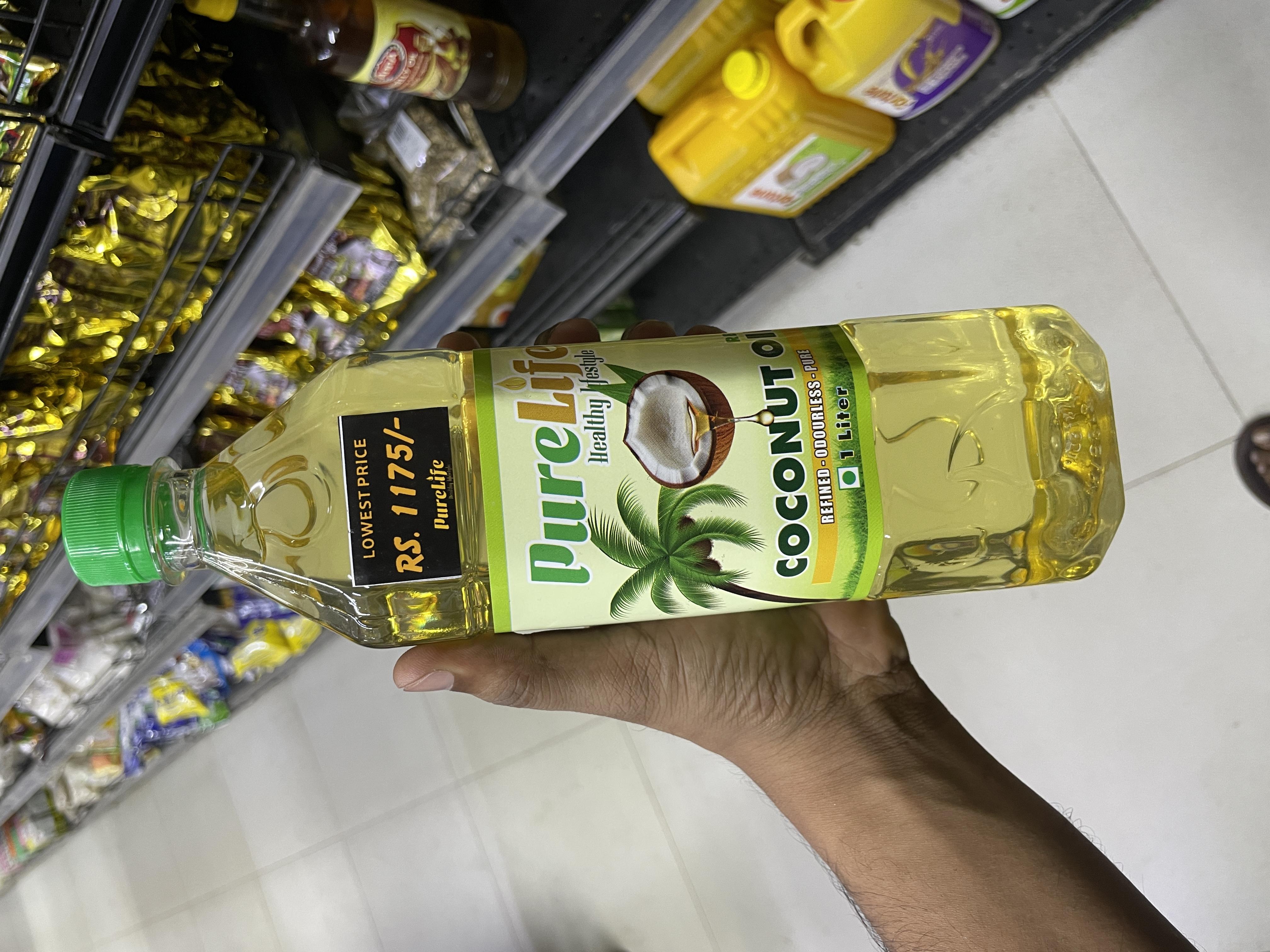 PureLife RBD Coconut oil -1L