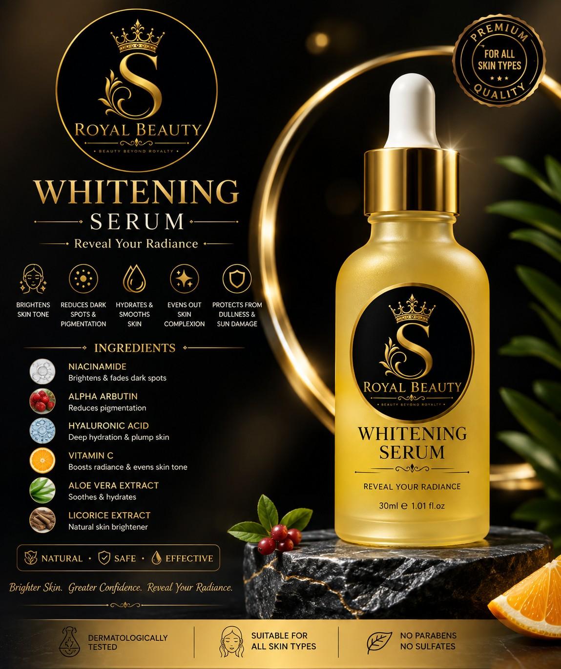 S Royal beauty products.